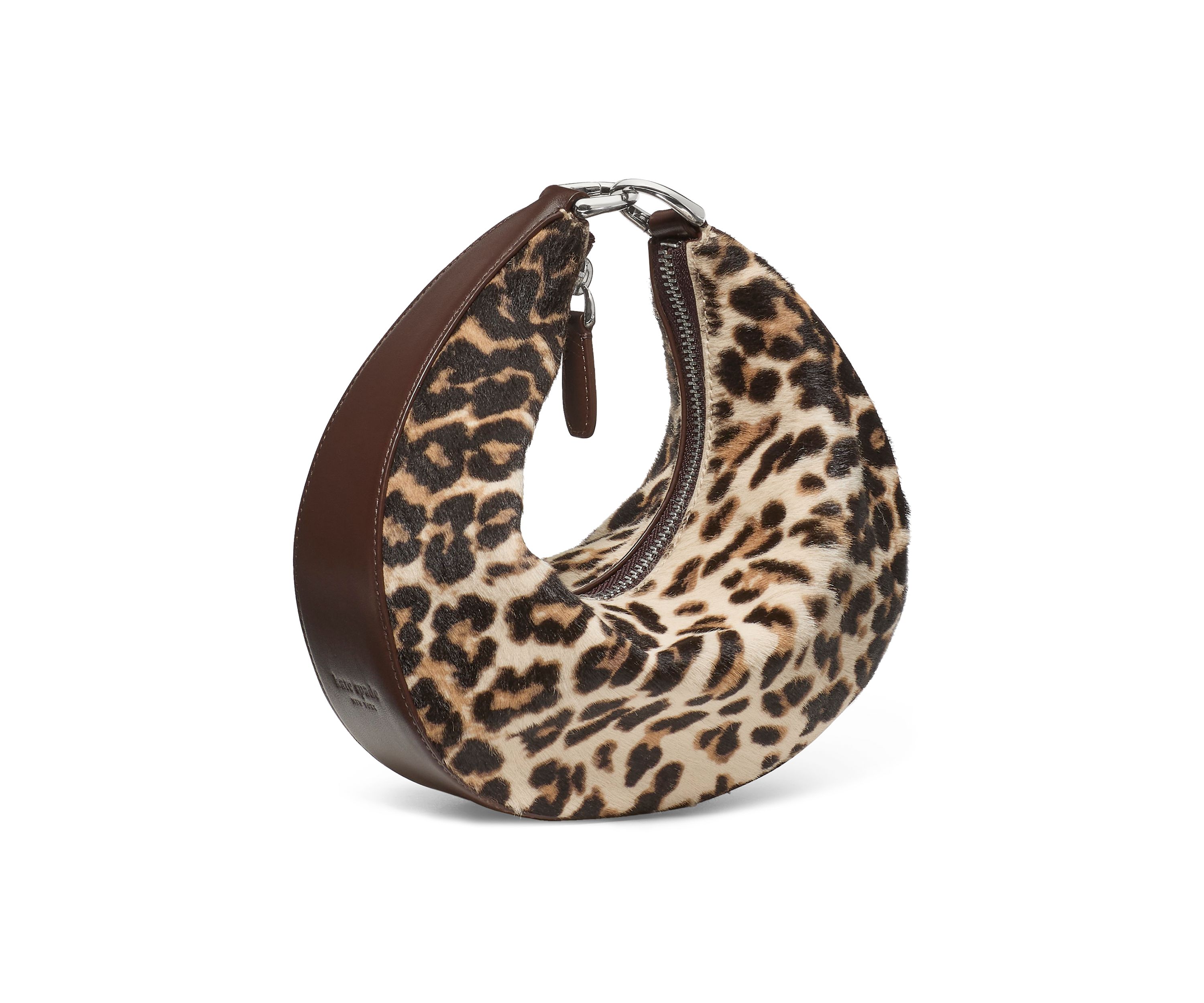 Downtown Leopard Print Calf Hair Crossbody 