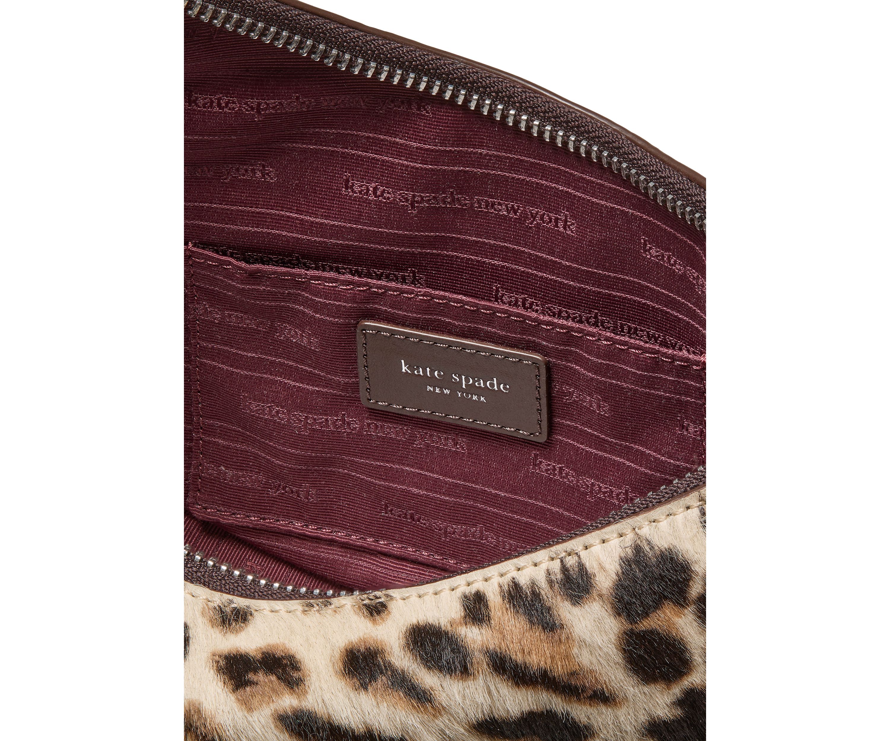 Downtown Leopard Print Calf Hair Crossbody 