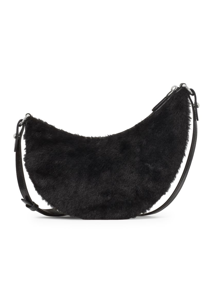 Duo Shearling Bear Crossbody Bag
