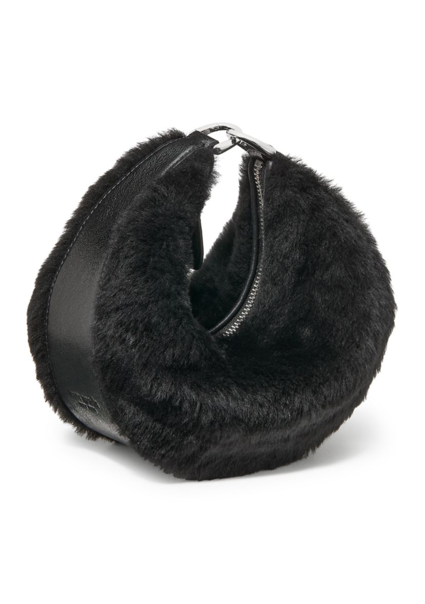 Duo Shearling Bear Crossbody Bag