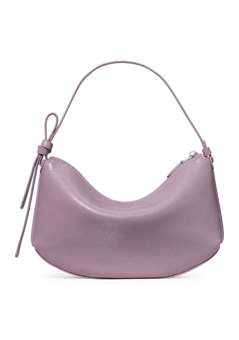 Loop Glazed Leather Shoulder Bag