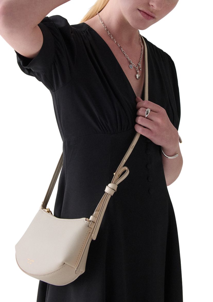 Loop Pebbled Leather Crossbody 