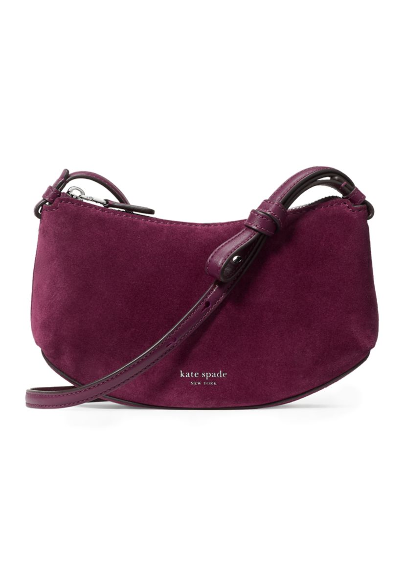 Loop Suede Crossbody Bag