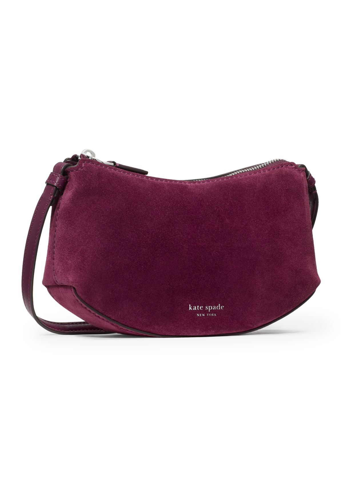 Loop Suede Crossbody Bag
