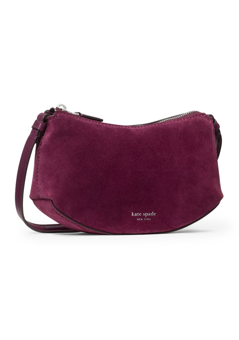 Loop Suede Crossbody Bag