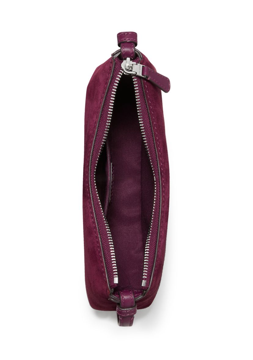 Loop Suede Crossbody Bag