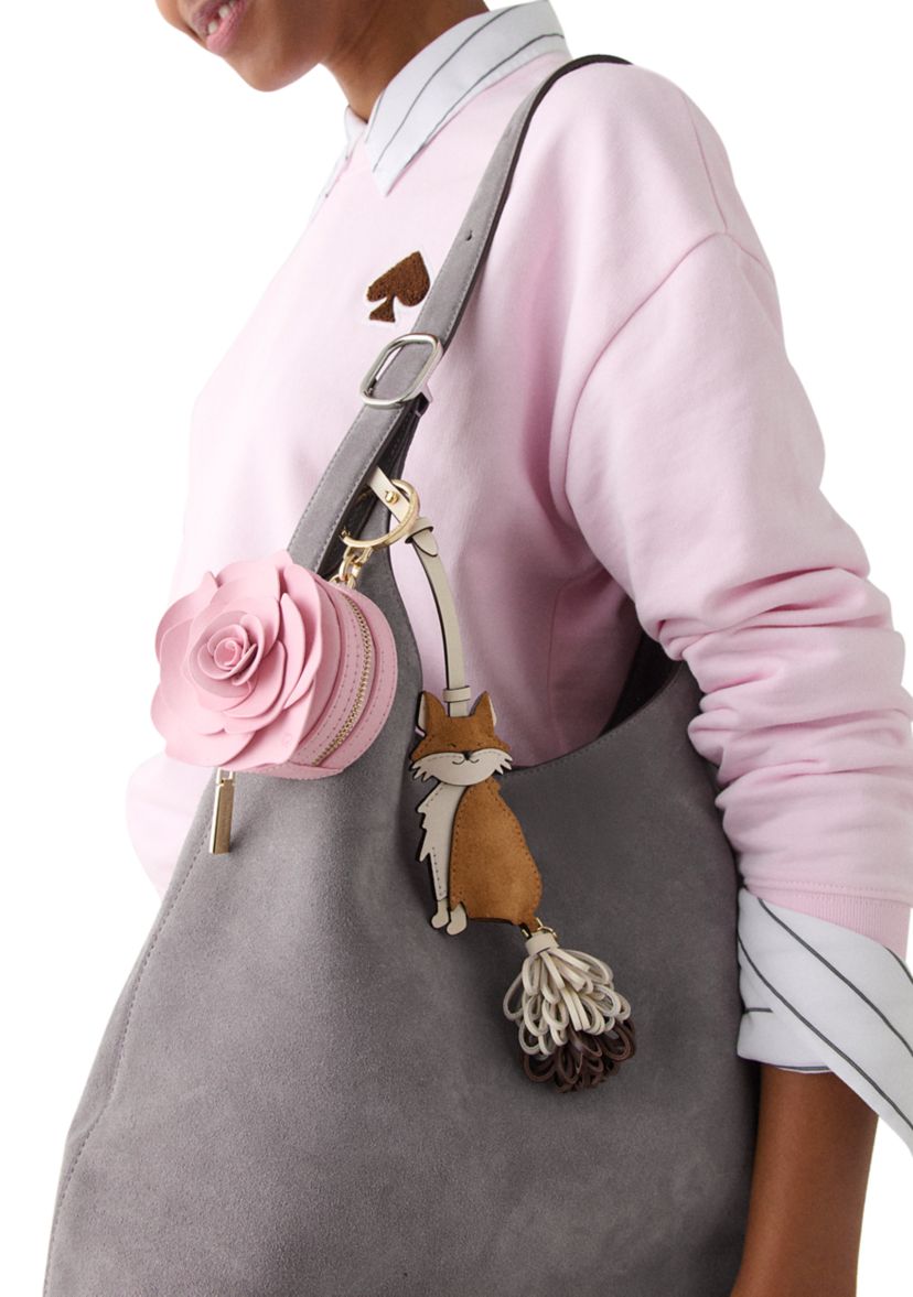 Critters Mixed Material Ginger Fox Bag Charm