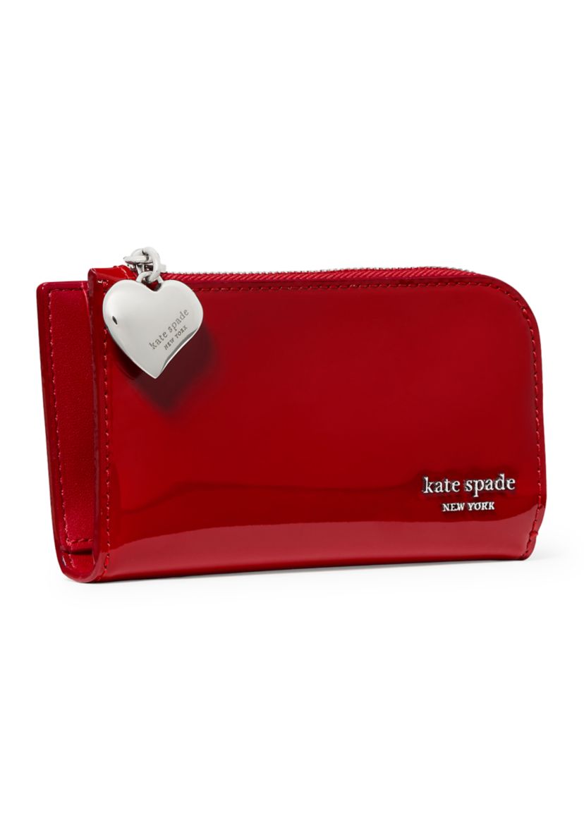 Devin Patent Leather Small Slim Bi-fold Wallet