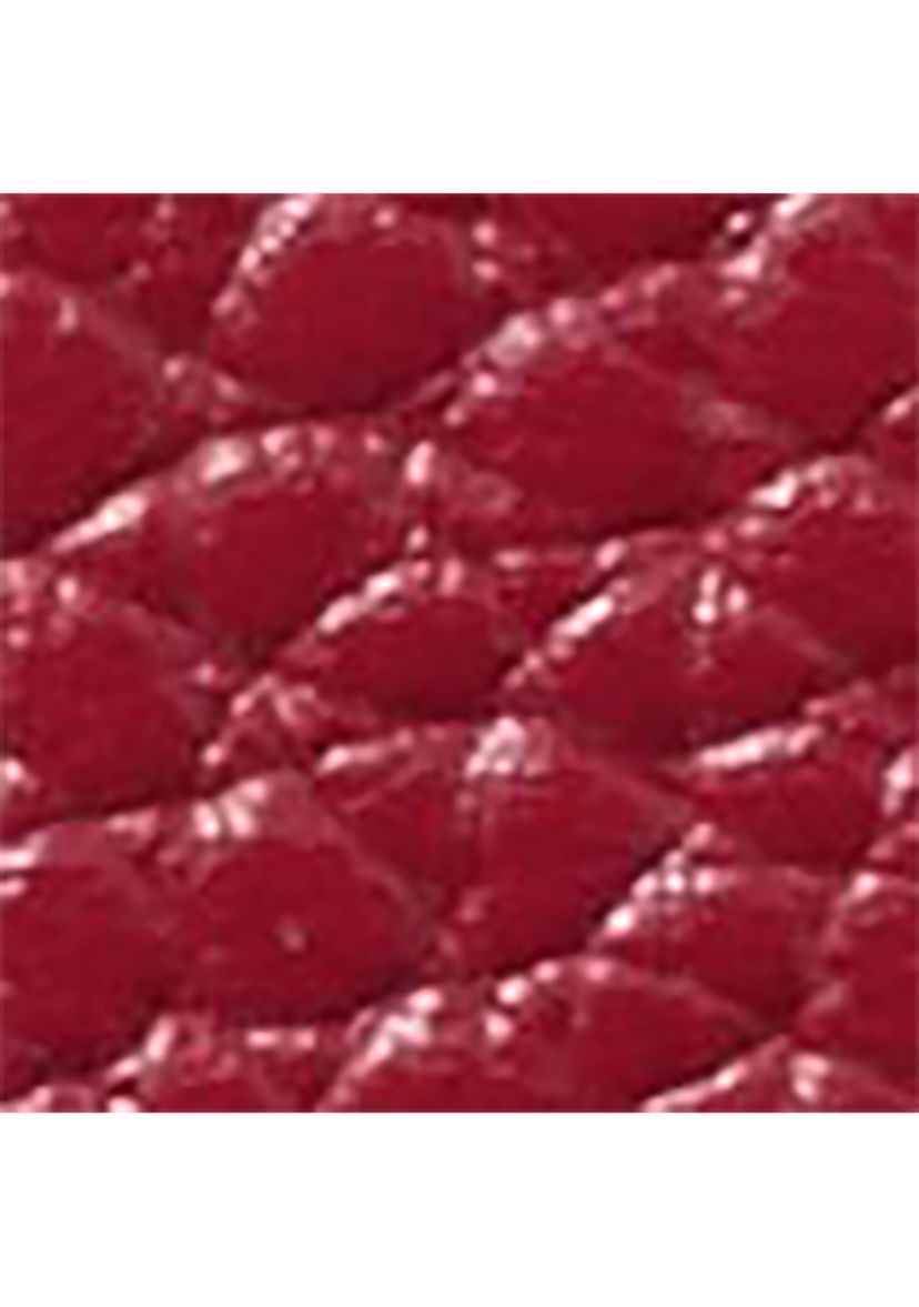 Mini Glazed Leather Zip Card Case