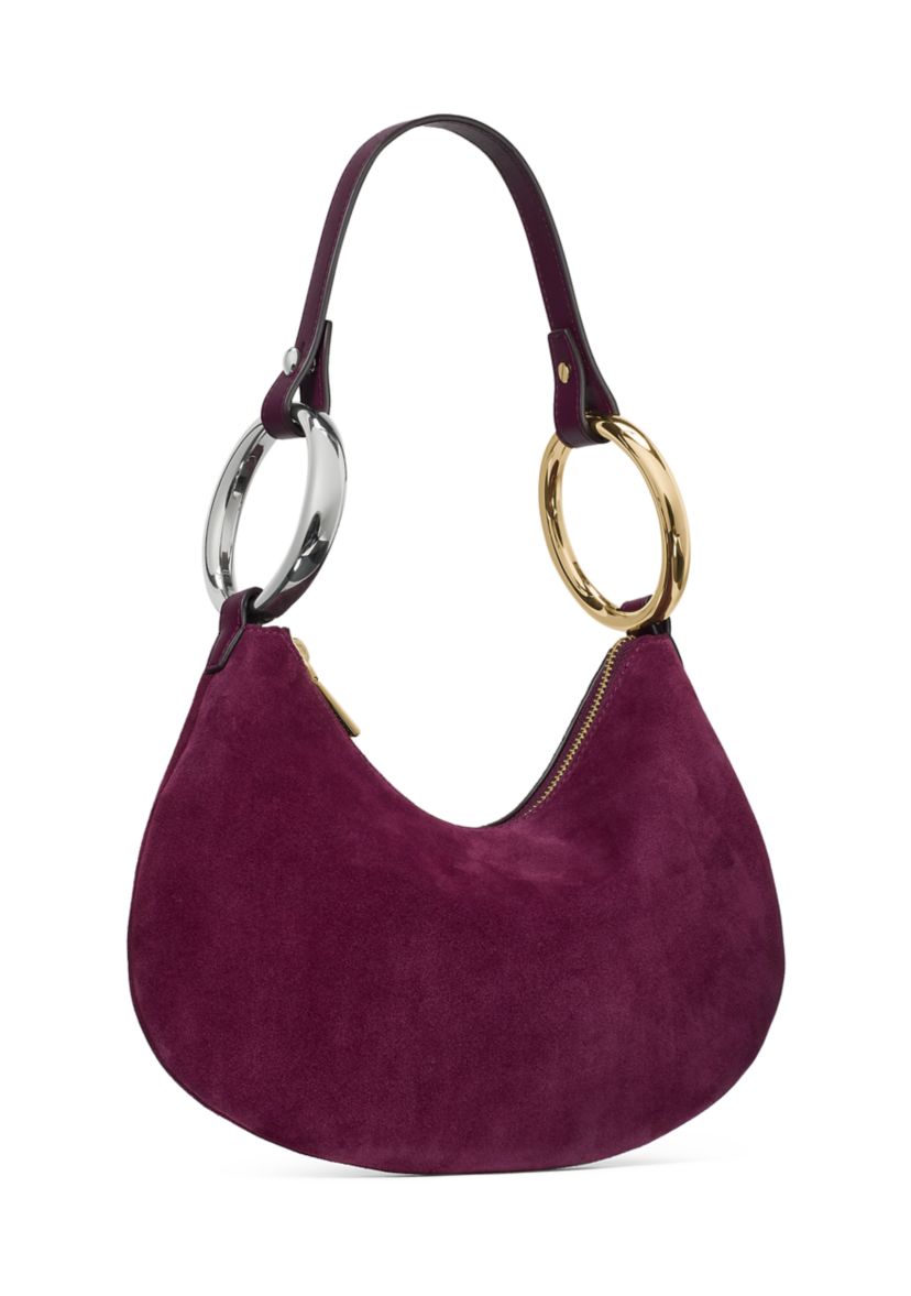 The Bangle Suede Bag