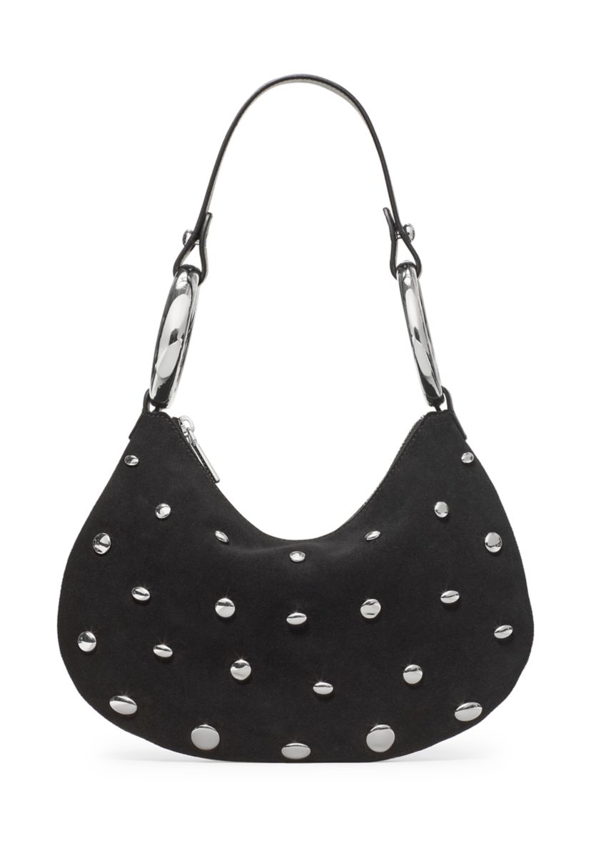 The Bangle Studded Suede Bag