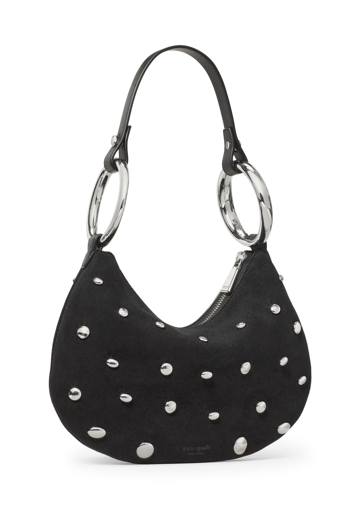 The Bangle Studded Suede Bag