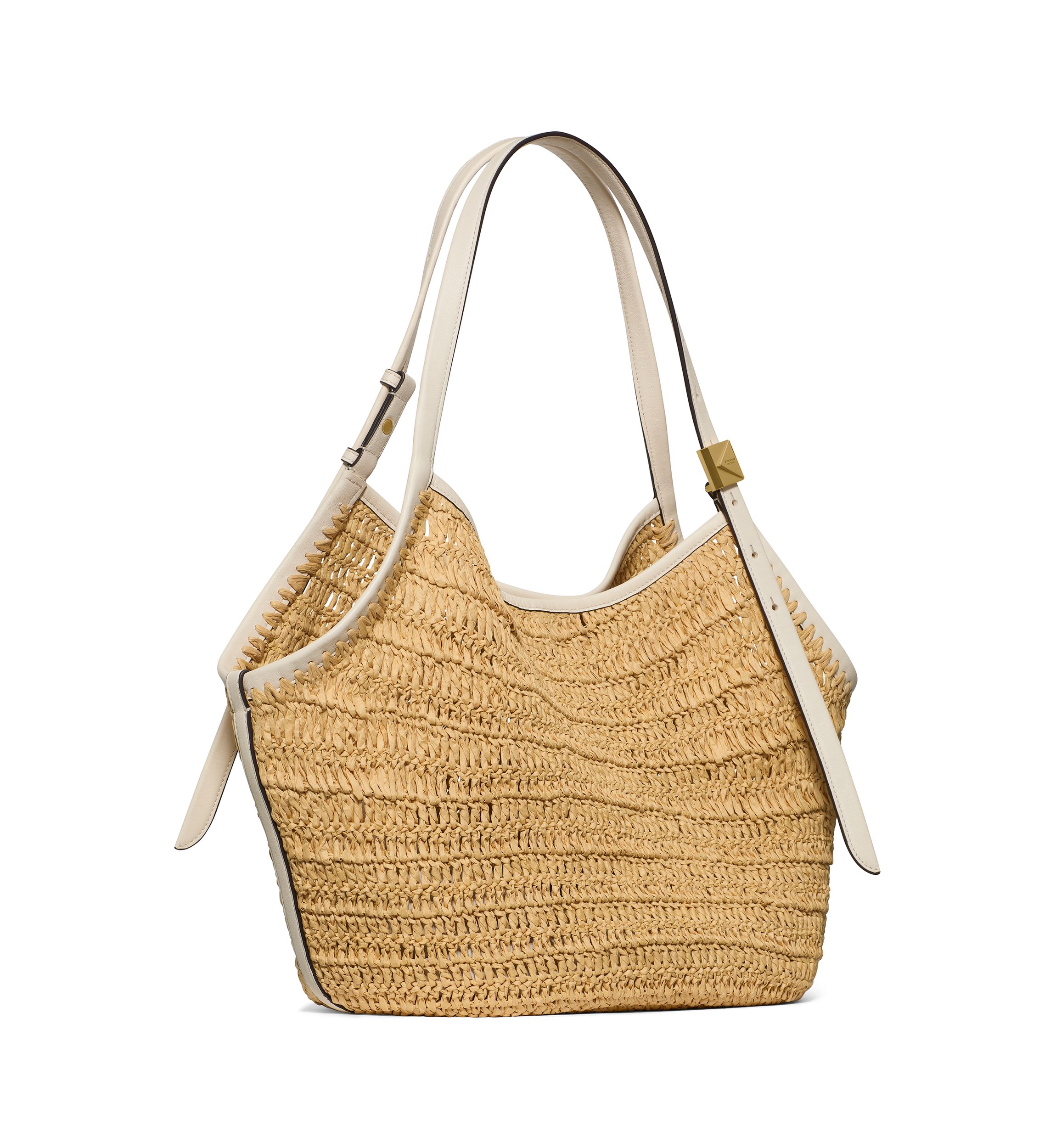 kate spade new york® Large Straw Tulip Tote Bag | Belk