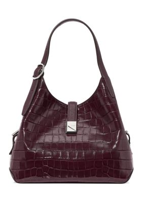 kate spade new york Deco Crocodile Embossed Crossbody Tote Bag