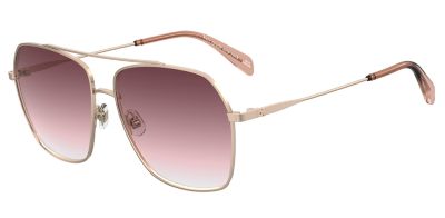 kate spade new york Women's Red Gold Square frame Sunglasses