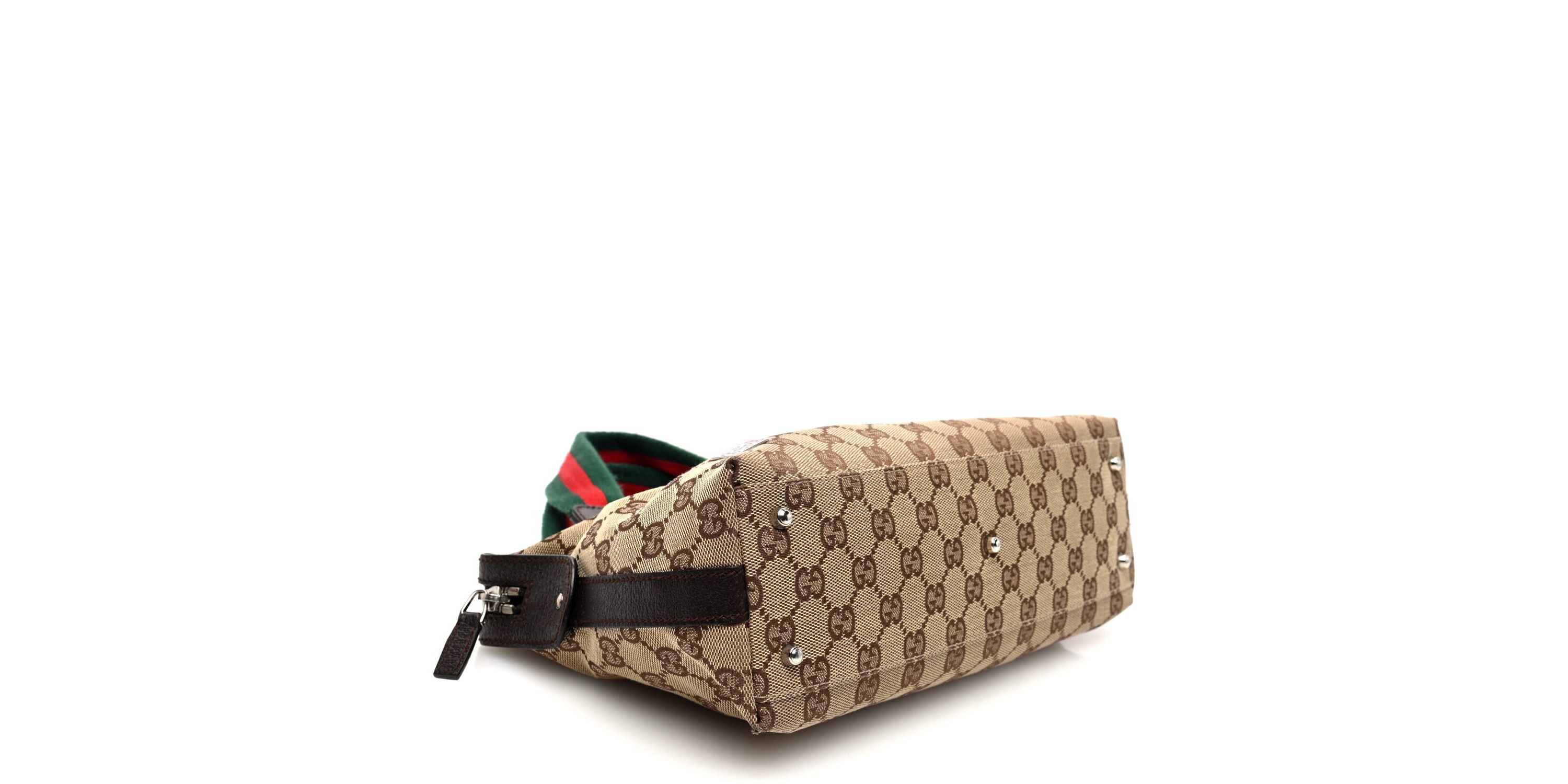 Gucci Web Handbag GG Canvas -FINAL SALE NO RETURNS