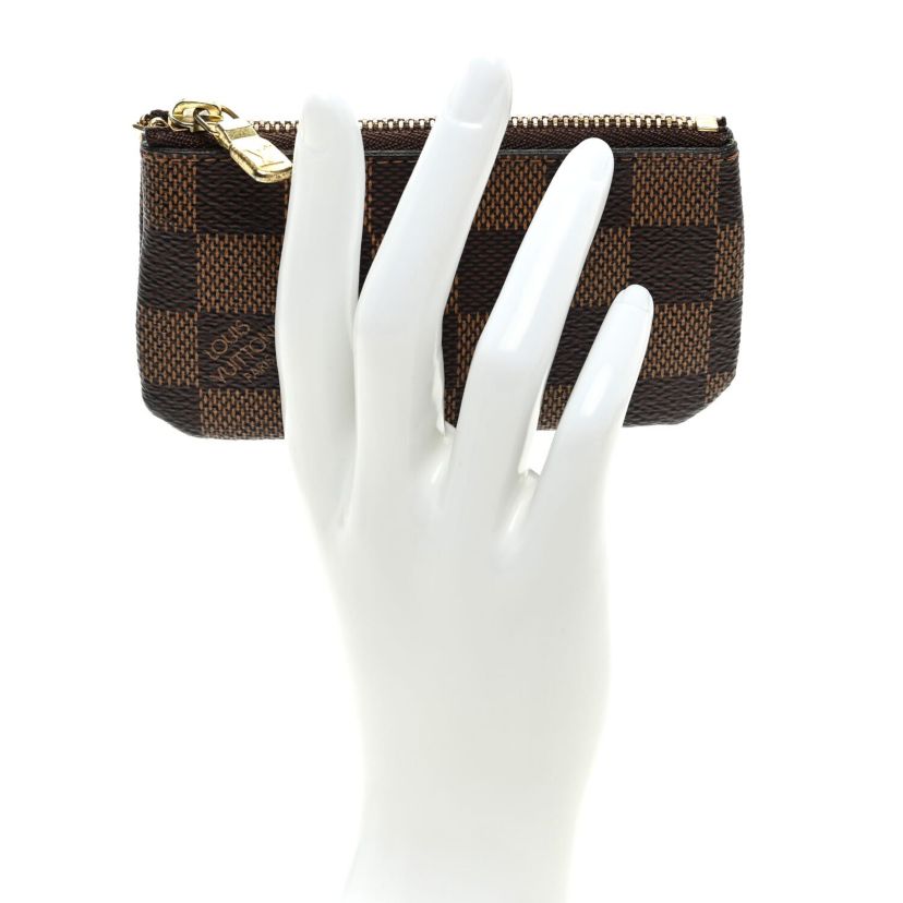 Louis Vuitton Pochette Cles Damier Ebene -FINAL SALE NO RETURNS