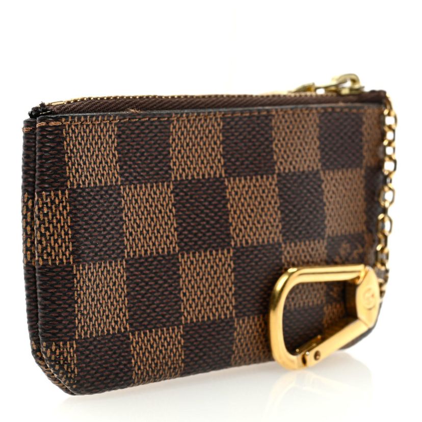 Louis Vuitton Pochette Cles Damier Ebene -FINAL SALE NO RETURNS