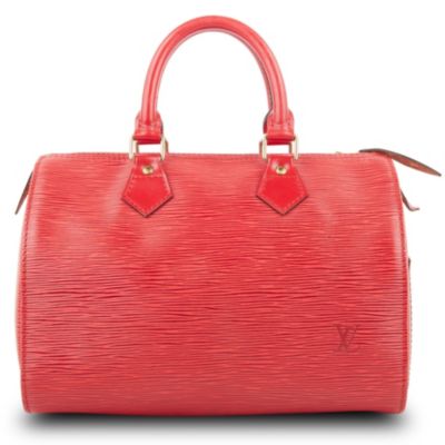 Two Authenticators Inc Louis Vuitton Speedy 25 Epi -FINAL SALE NO RETURNS, Red -  0197245080666