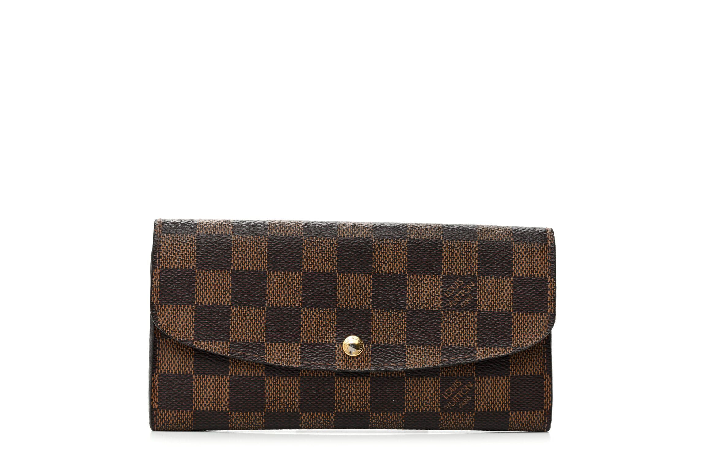 Louis Vuitton Damier Ebene Emilie Wallet -FINAL SALE NO RETURNS