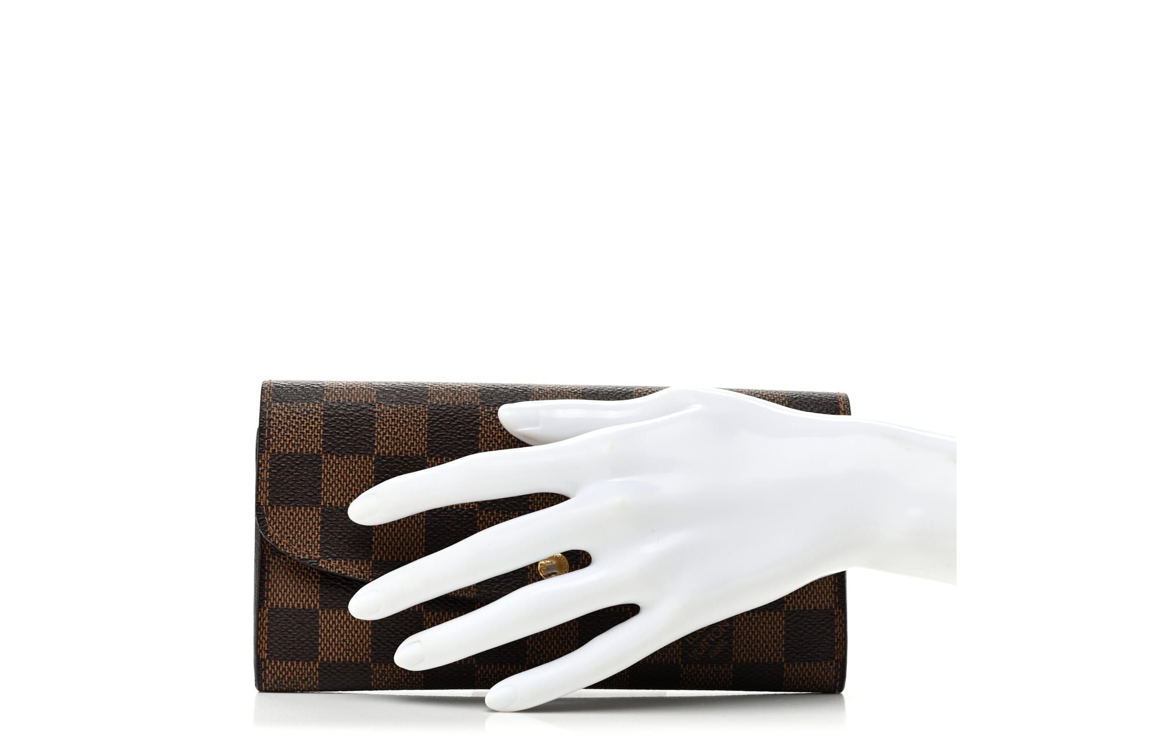 Louis Vuitton Damier Ebene Emilie Wallet -FINAL SALE NO RETURNS