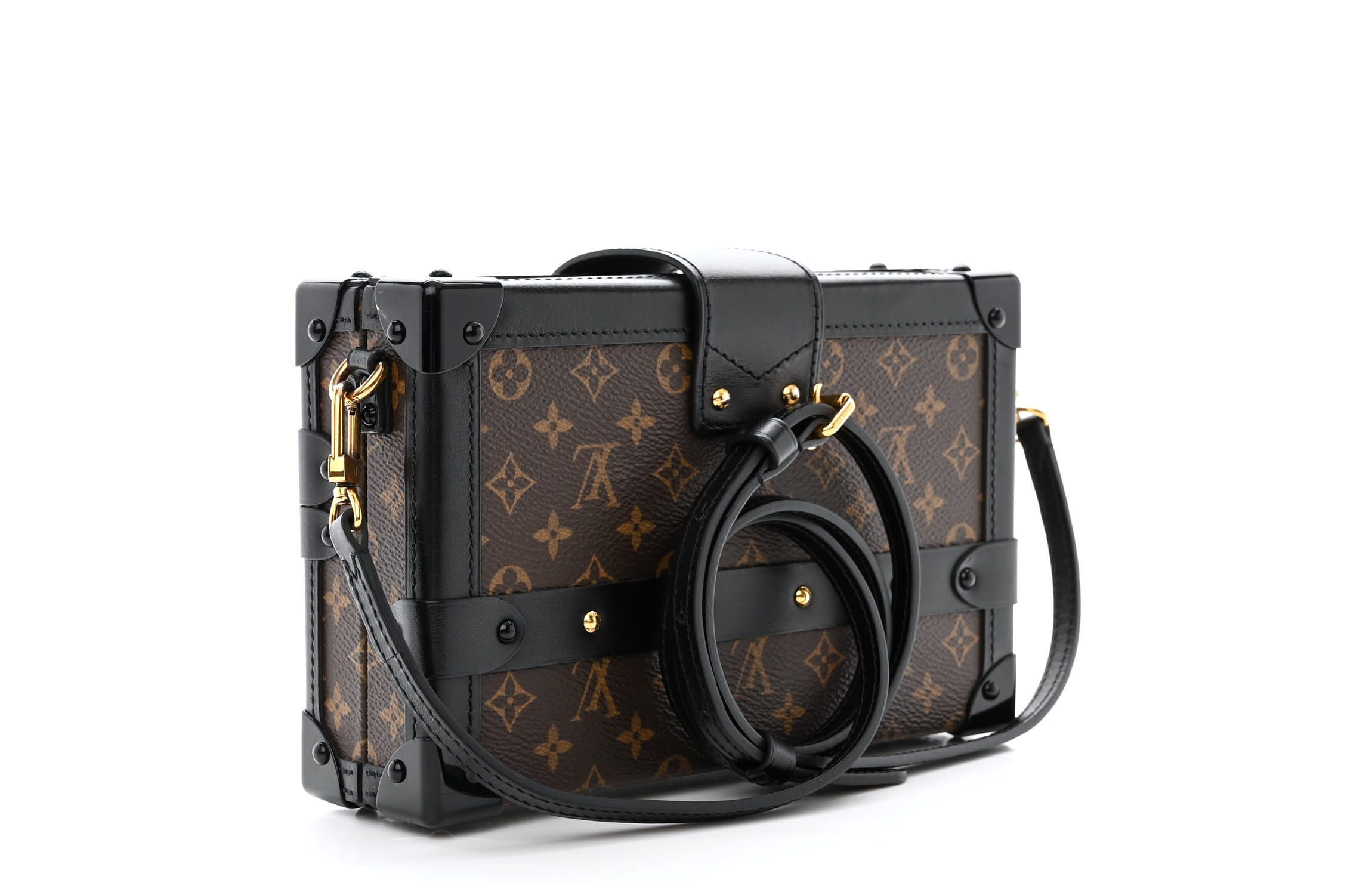 Louis Vuitton Monogram Petite Malle Black -FINAL SALE NO RETURNS