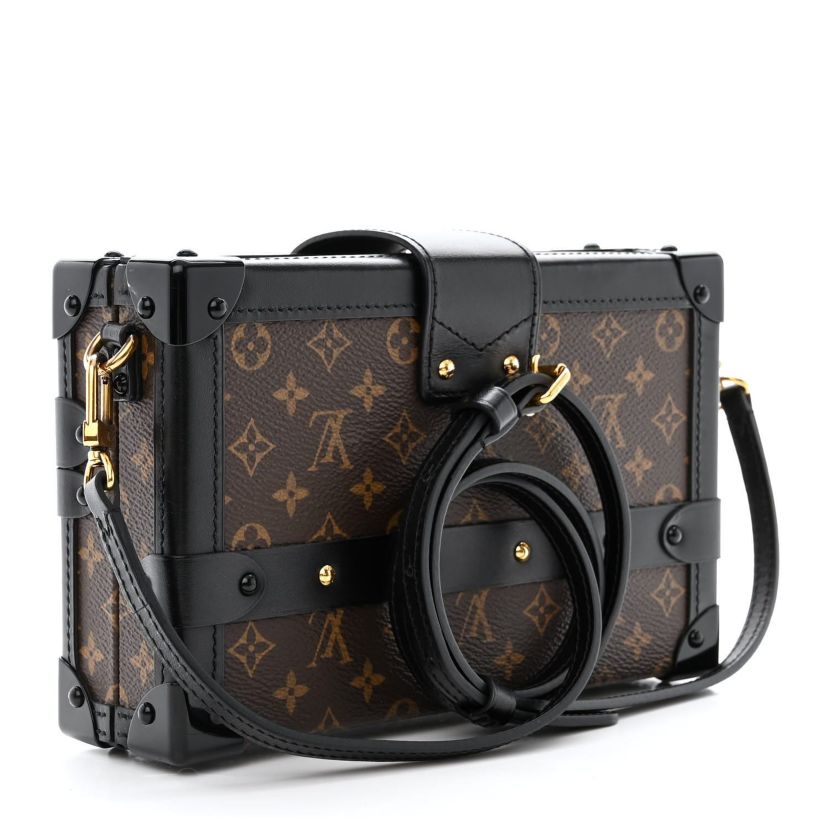 Louis Vuitton Monogram Petite Malle Black -FINAL SALE NO RETURNS