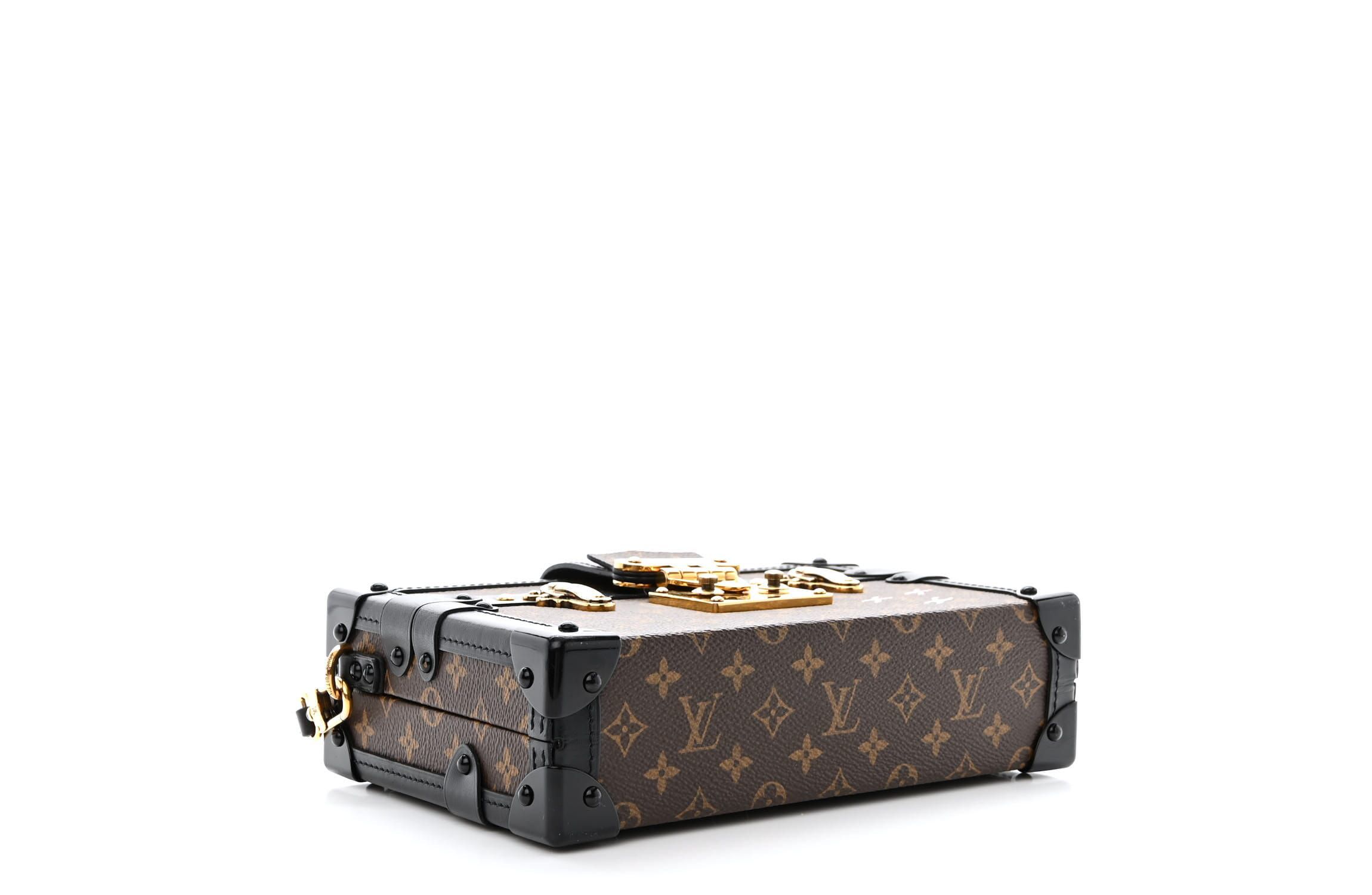 Louis Vuitton Monogram Petite Malle Black -FINAL SALE NO RETURNS