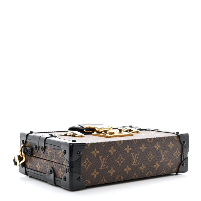 Louis Vuitton Monogram Petite Malle Black -FINAL SALE NO RETURNS