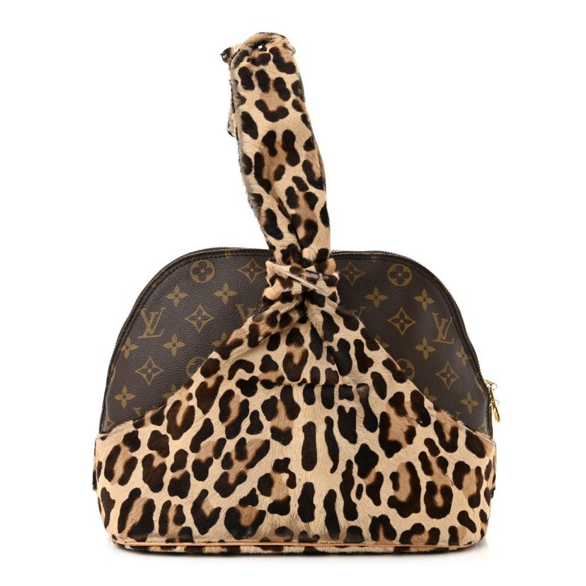 Louis Vuitton Monogram Azzedine Alaia Leopard Alma -FINAL SALE NO RETURNS