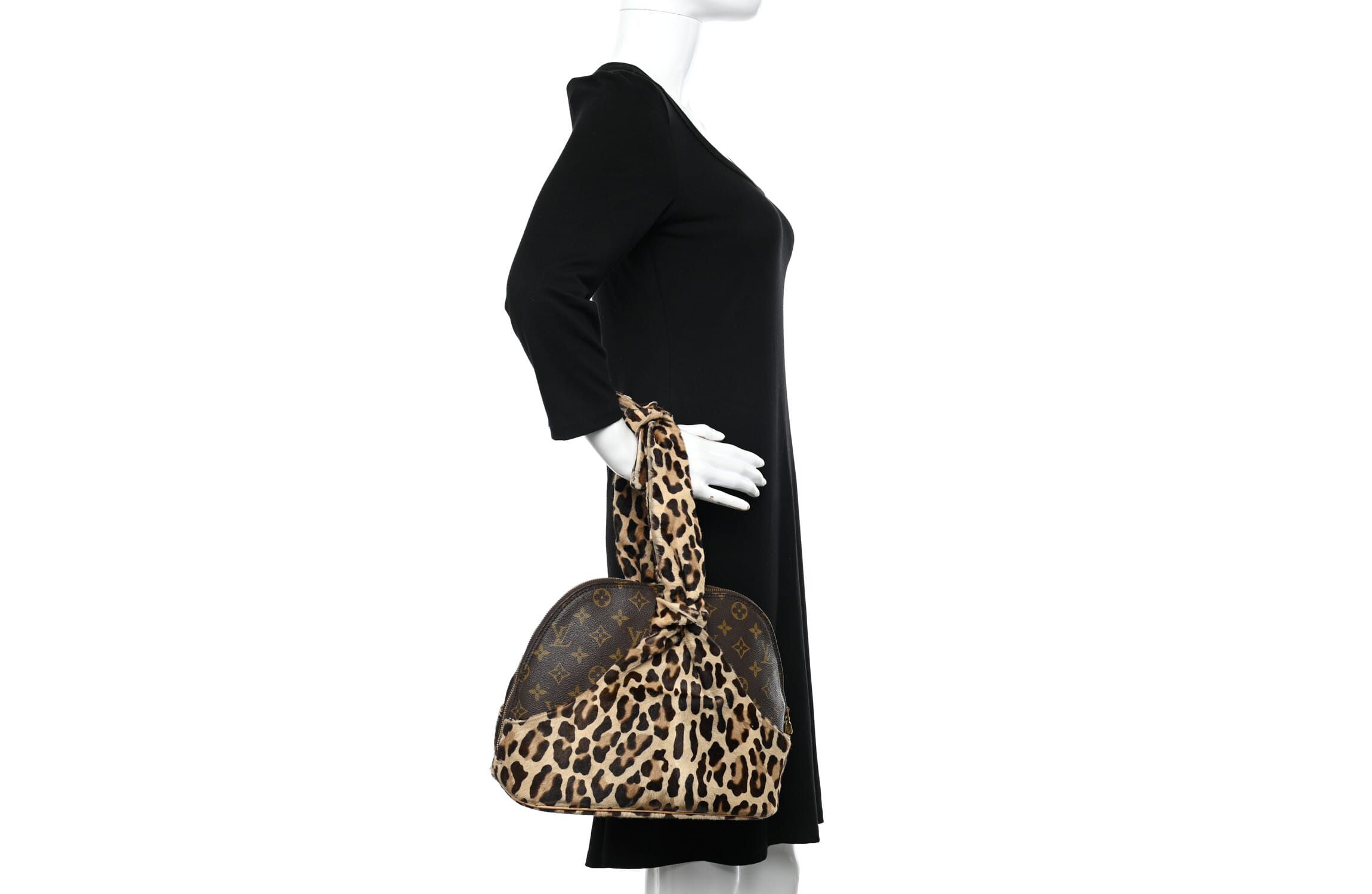 Louis Vuitton Monogram Azzedine Alaia Leopard Alma -FINAL SALE NO RETURNS