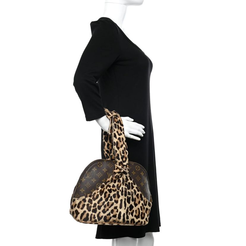 Louis Vuitton Monogram Azzedine Alaia Leopard Alma -FINAL SALE NO RETURNS