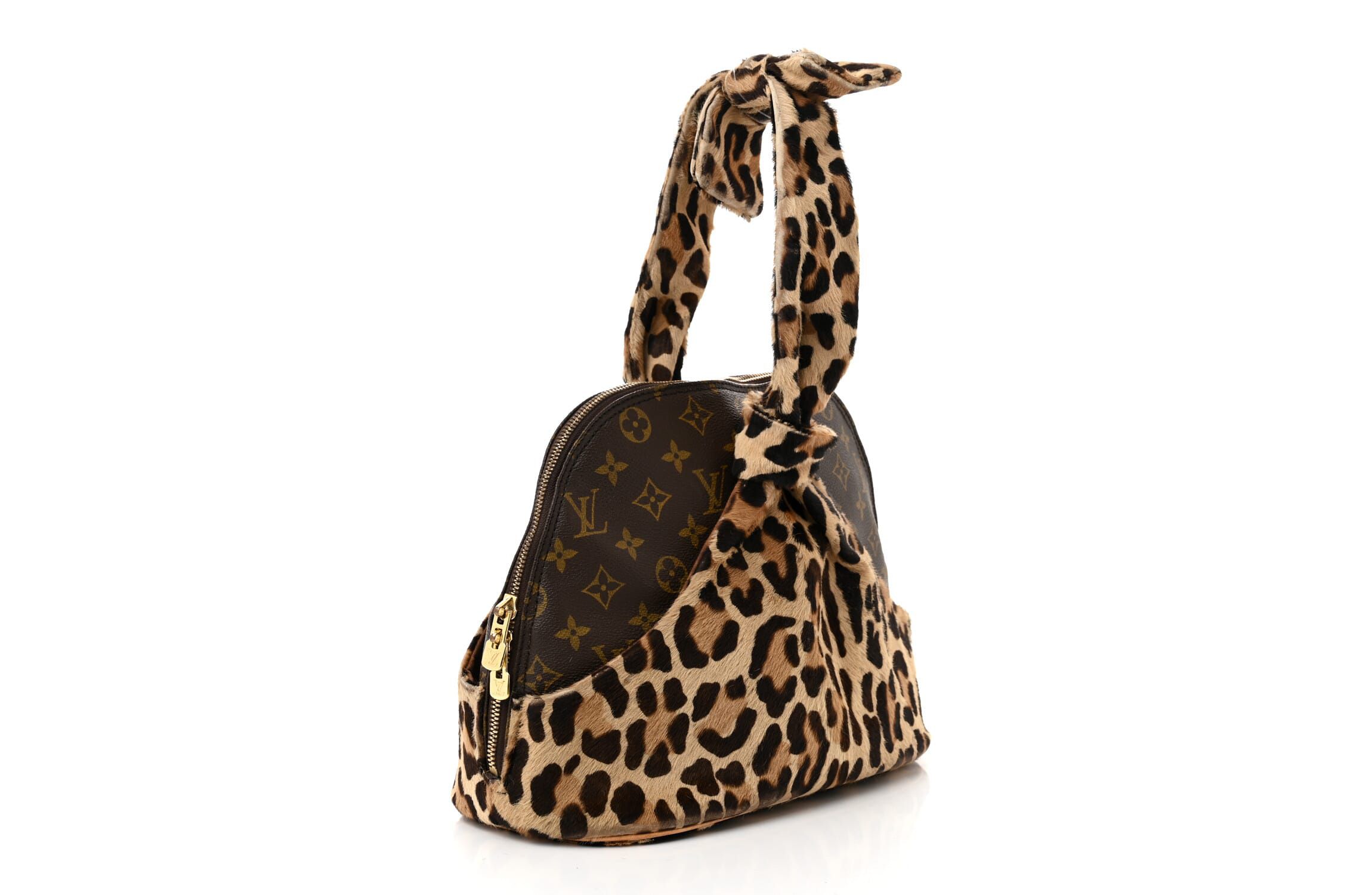 Louis Vuitton Monogram Azzedine Alaia Leopard Alma -FINAL SALE NO RETURNS