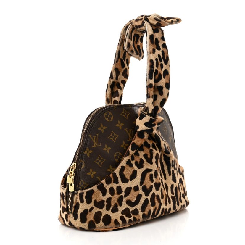 Louis Vuitton Monogram Azzedine Alaia Leopard Alma -FINAL SALE NO RETURNS