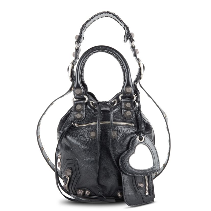 Balenciaga Le Cagole Bucket Bag Small Motocross -FINAL SALE NO RETURNS