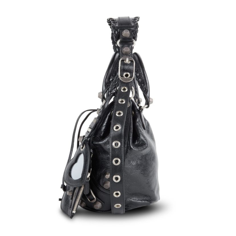 Balenciaga Le Cagole Bucket Bag Small Motocross -FINAL SALE NO RETURNS