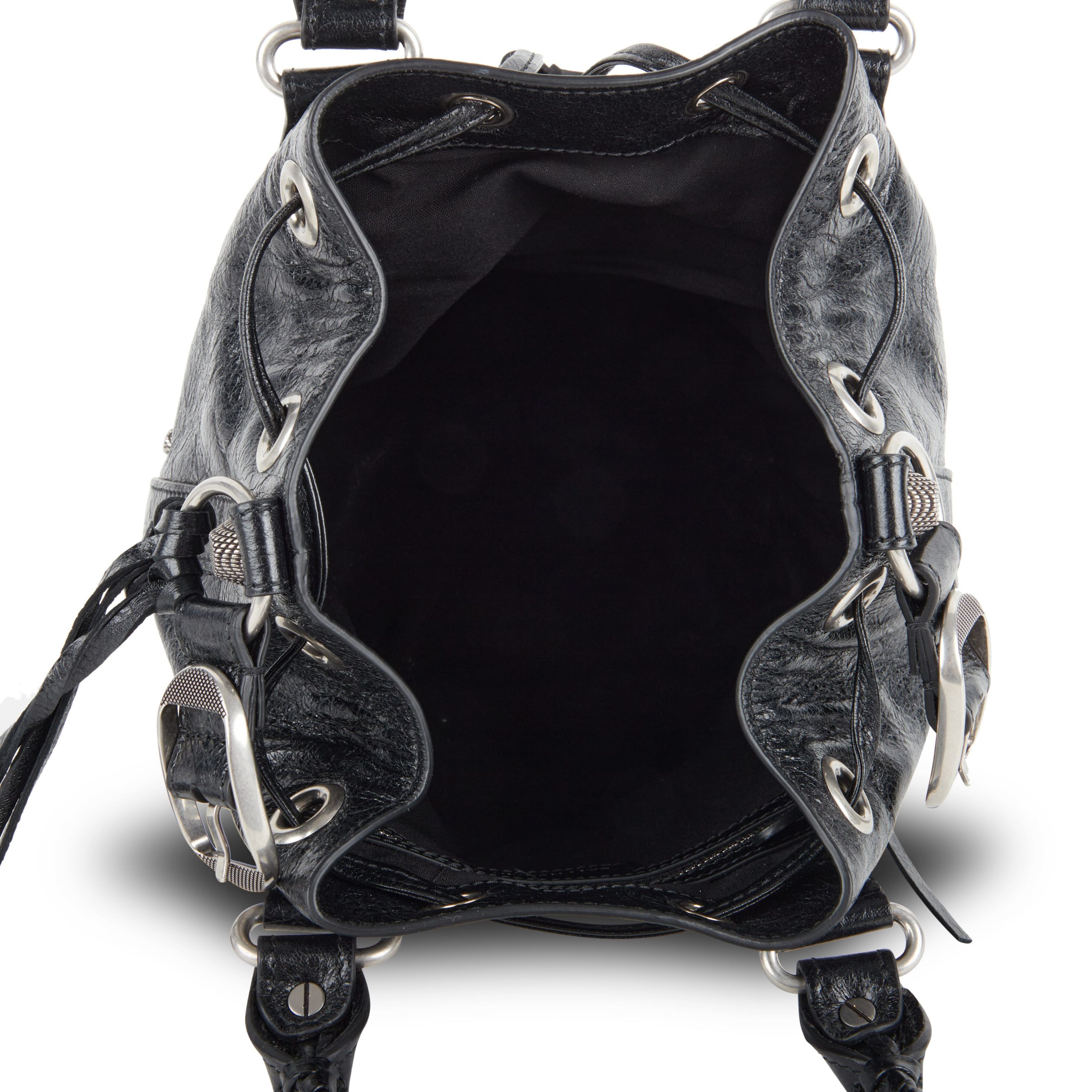 Balenciaga Le Cagole Bucket Bag Small Motocross -FINAL SALE NO RETURNS