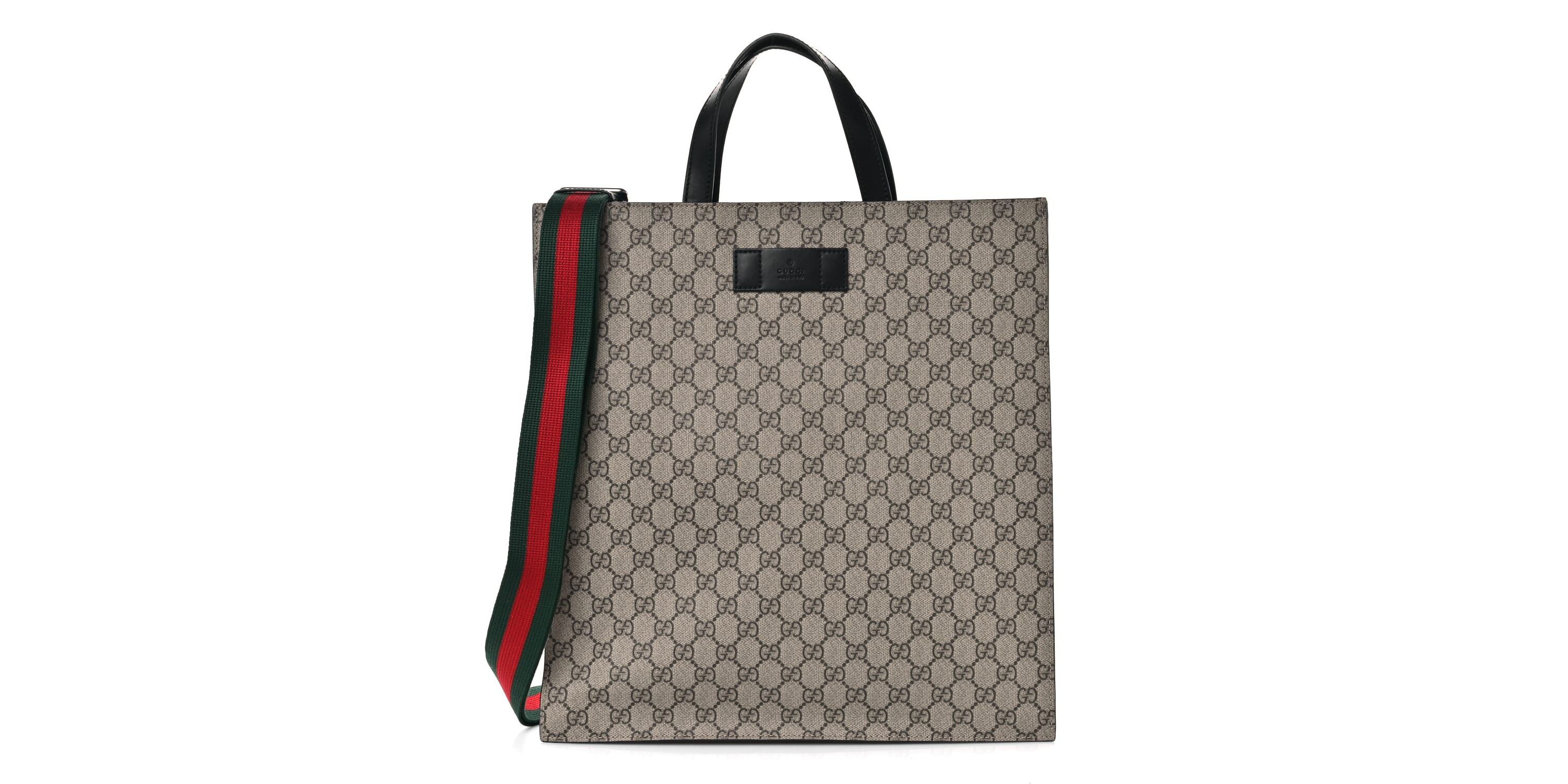 Gucci Two-Way Tote Bag GG Supreme -FINAL SALE NO RETURNS