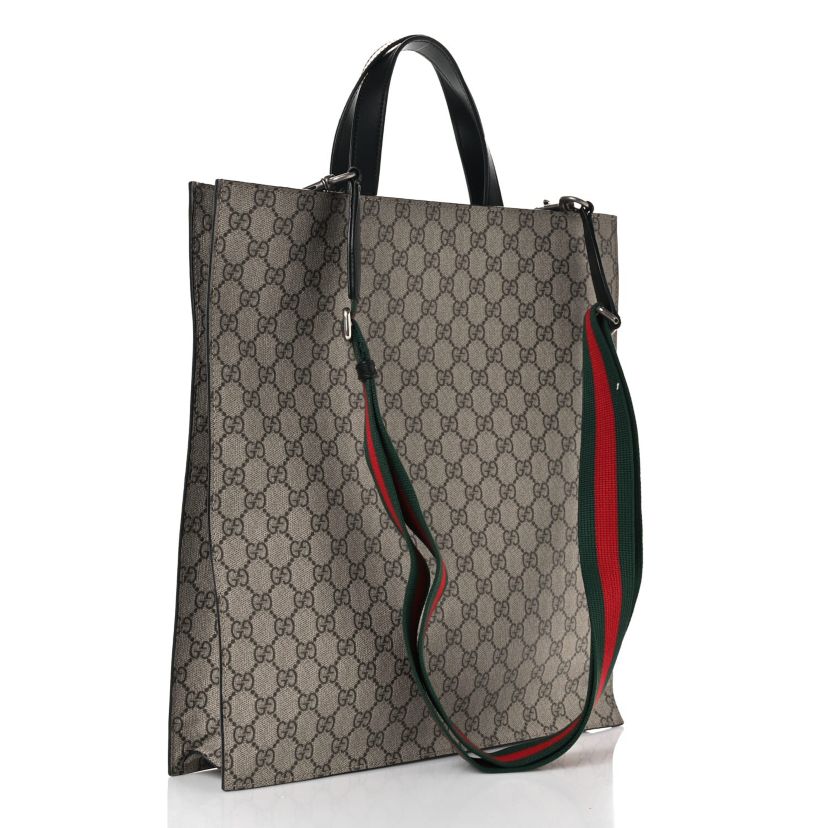 Gucci Two-Way Tote Bag GG Supreme -FINAL SALE NO RETURNS