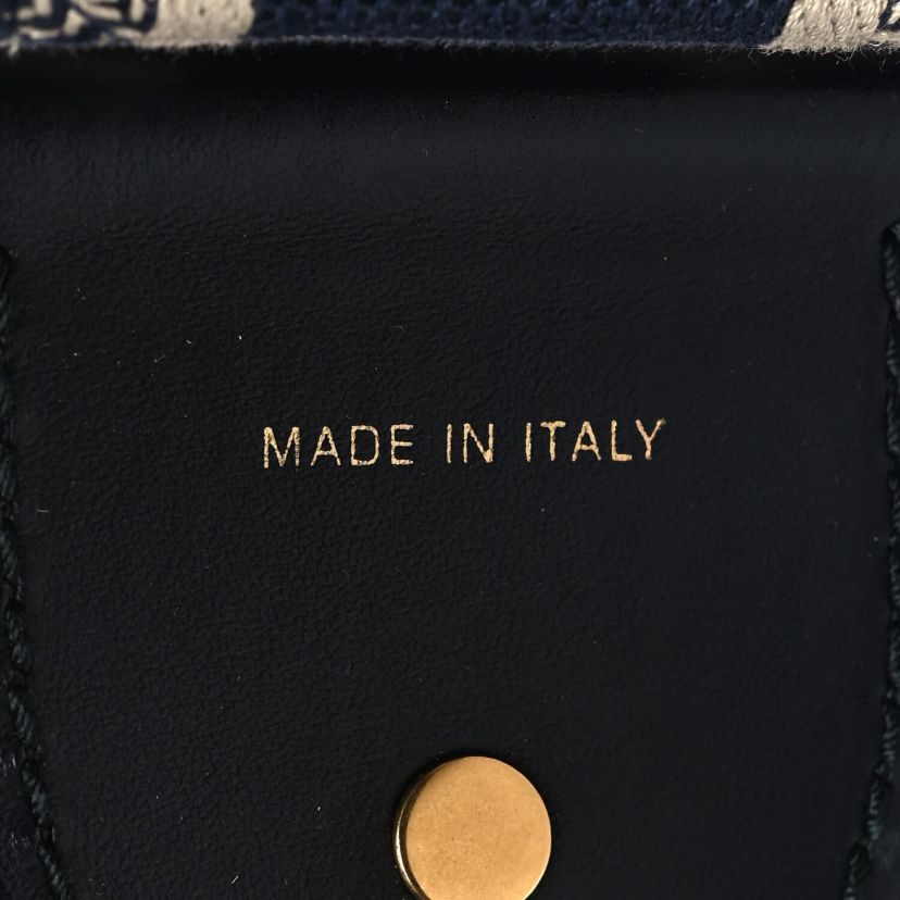 Dior Canvas Embroidered Shoulder Strap Blue -FINAL SALE NO RETURNS