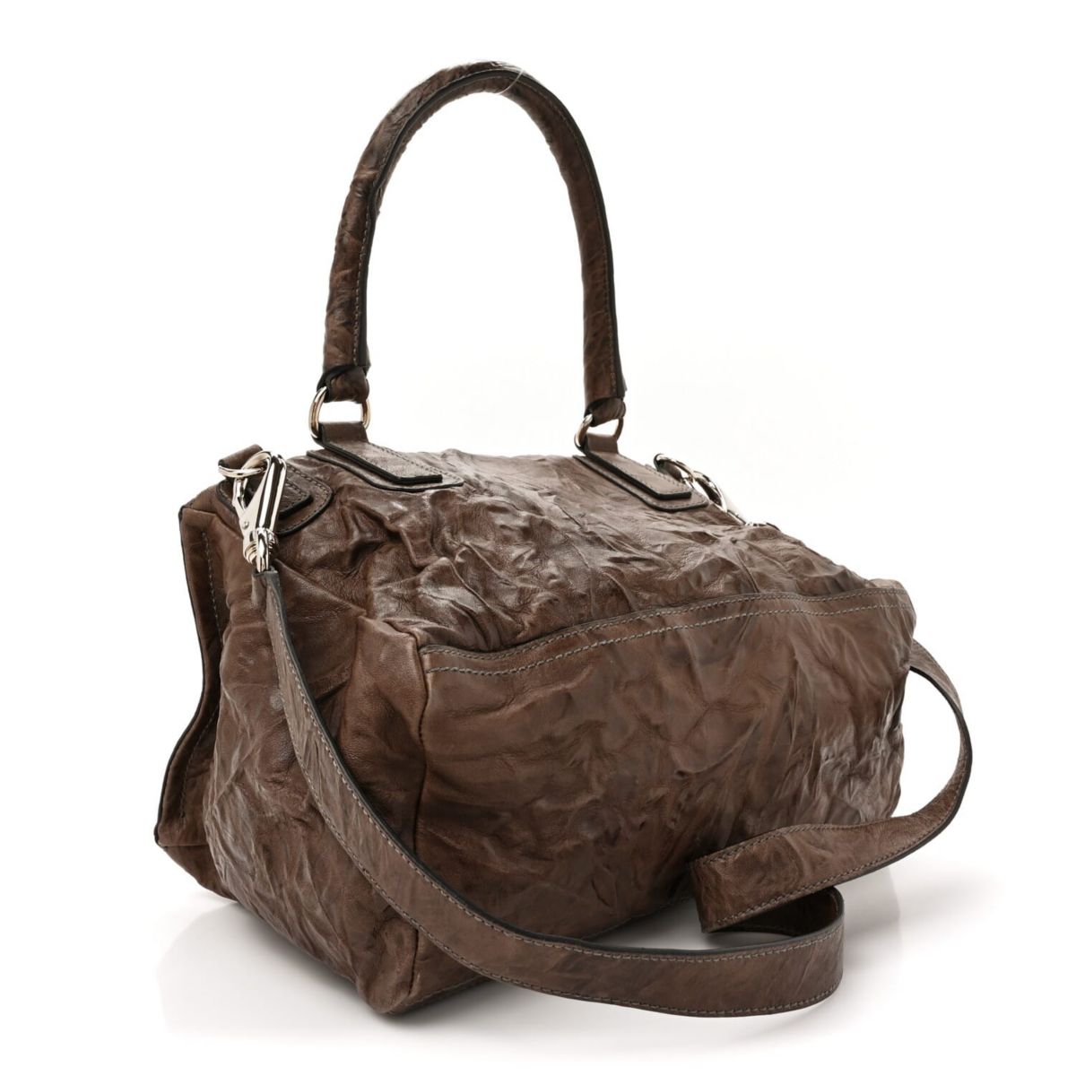 Givenchy Tumbled Sheepskin Medium Pandora Charcoal -FINAL SALE NO RETURNS