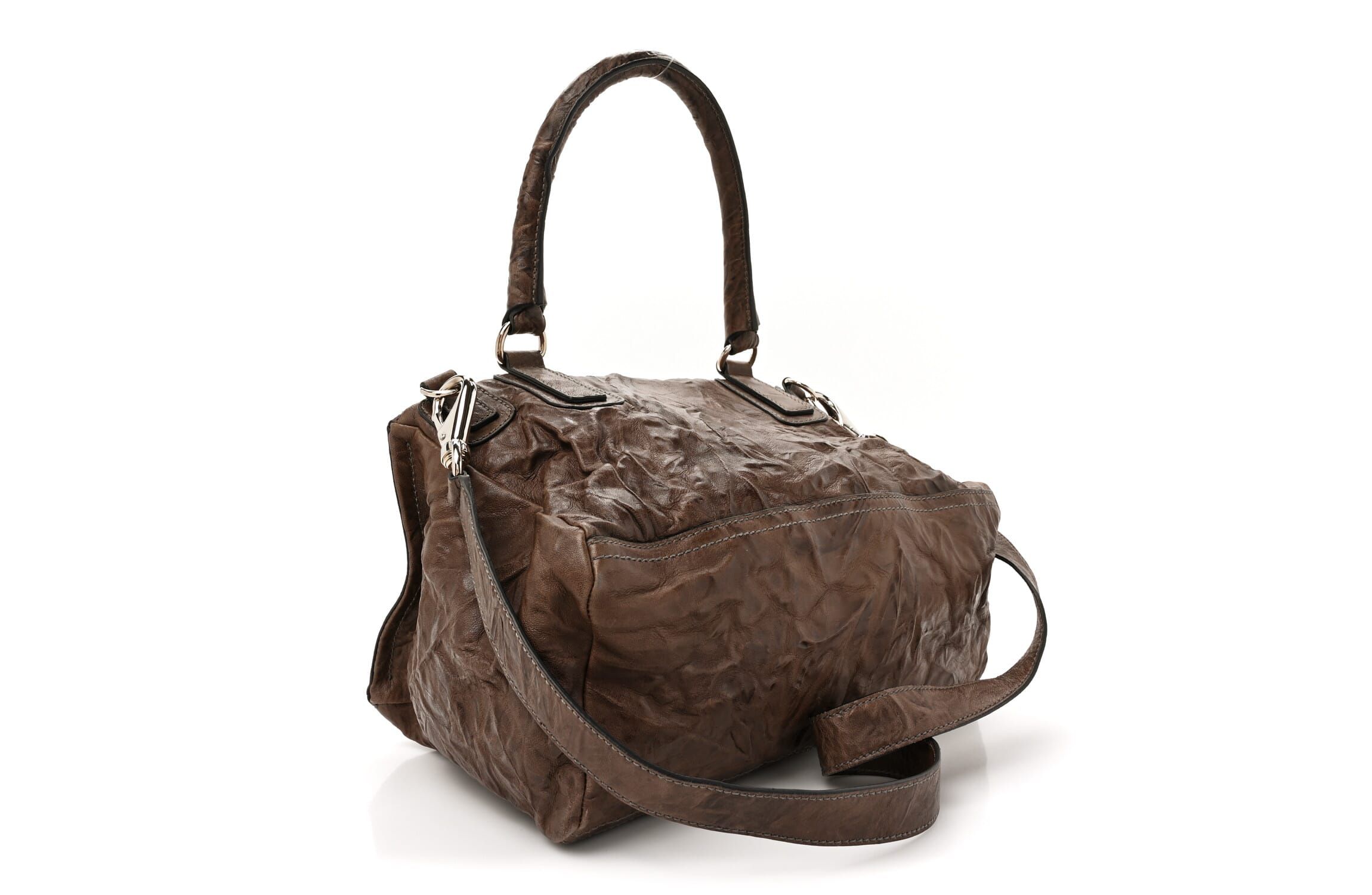 Givenchy Tumbled Sheepskin Medium Pandora Charcoal -FINAL SALE NO RETURNS