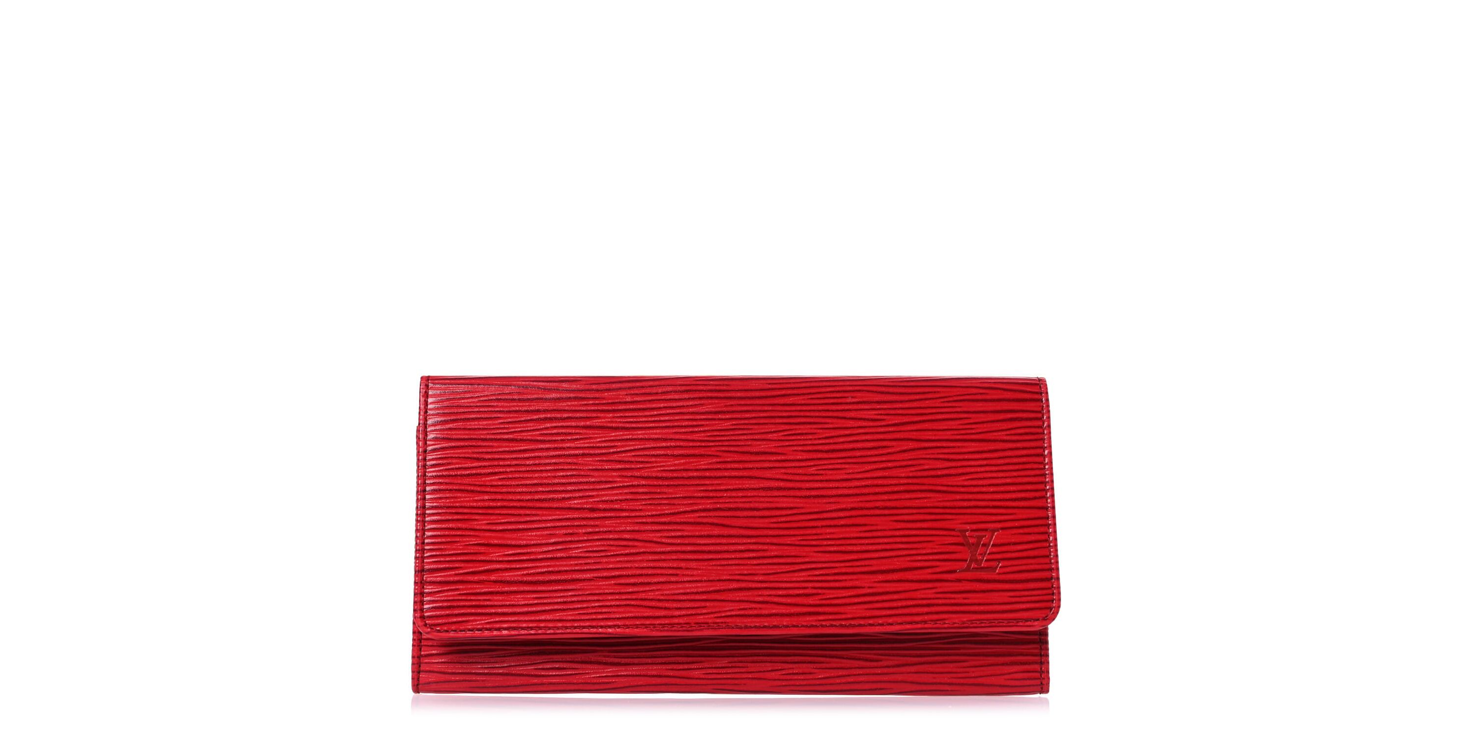 Louis Vuitton Epi Porte Yen Wallet Castillan Red -FINAL SALE NO RETURNS