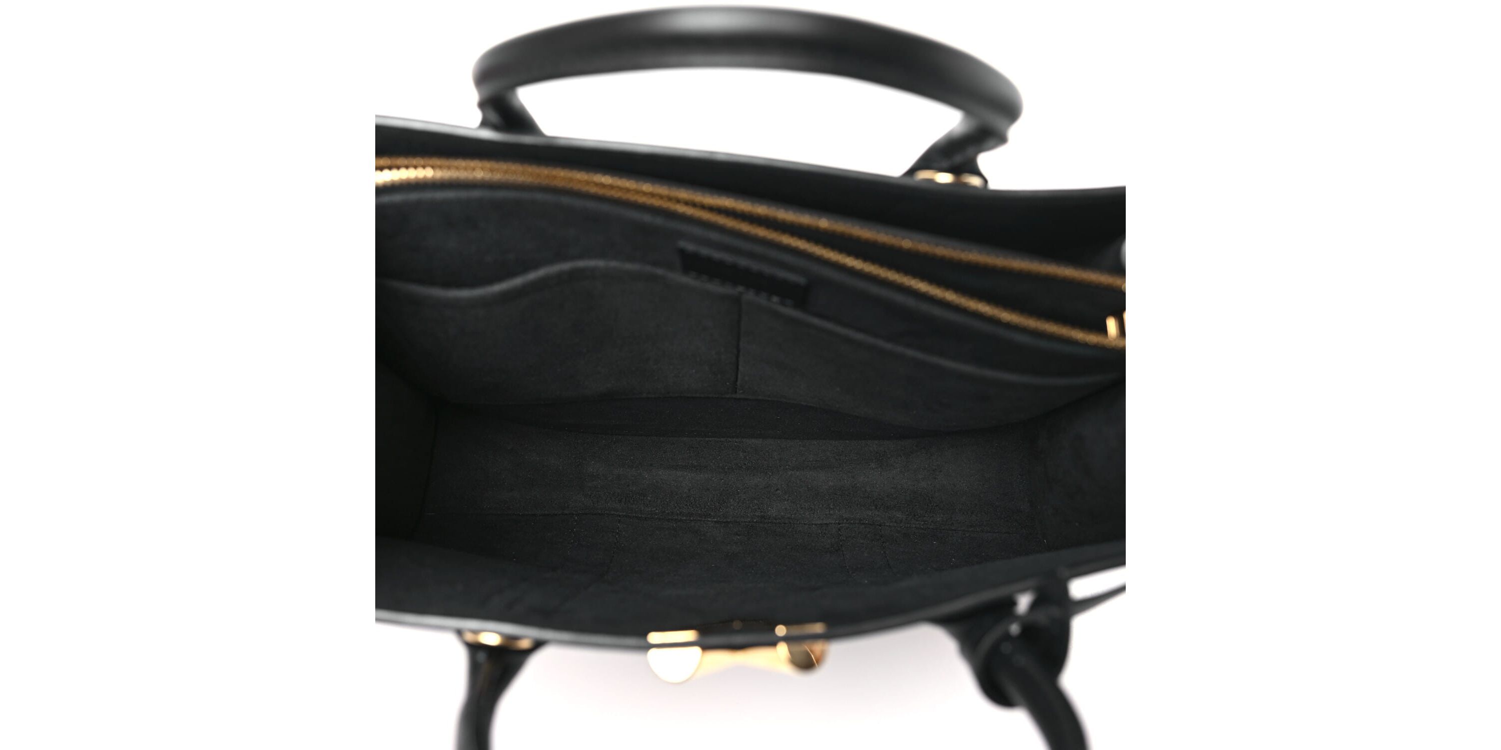 Louis Vuitton Monogram Cuir Plume Very Tote MM Black -FINAL SALE NO RETURNS