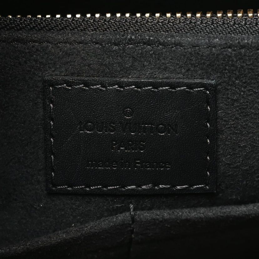 Louis Vuitton Monogram Cuir Plume Very Tote MM Black -FINAL SALE NO RETURNS