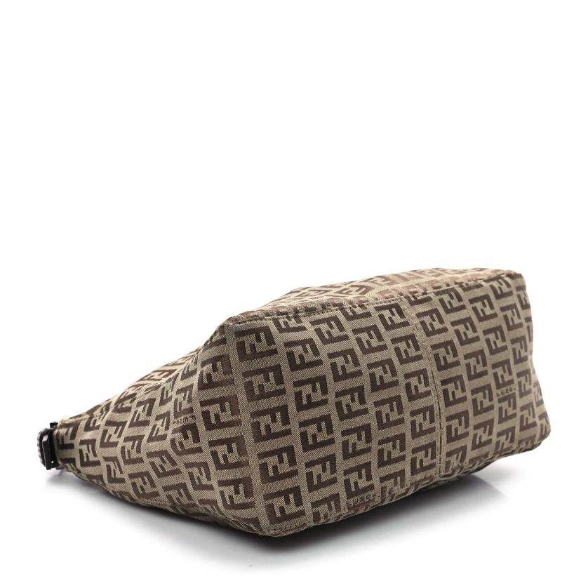 Fendi Zucchino Vitello Mini Pochette Tobacco -FINAL SALE NO RETURNS
