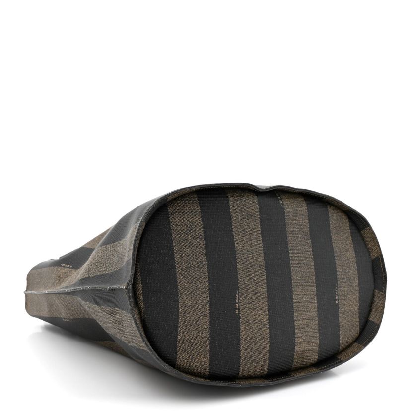 Fendi Pequin Vitello Bucket Bag Tobacco -FINAL SALE NO RETURNS