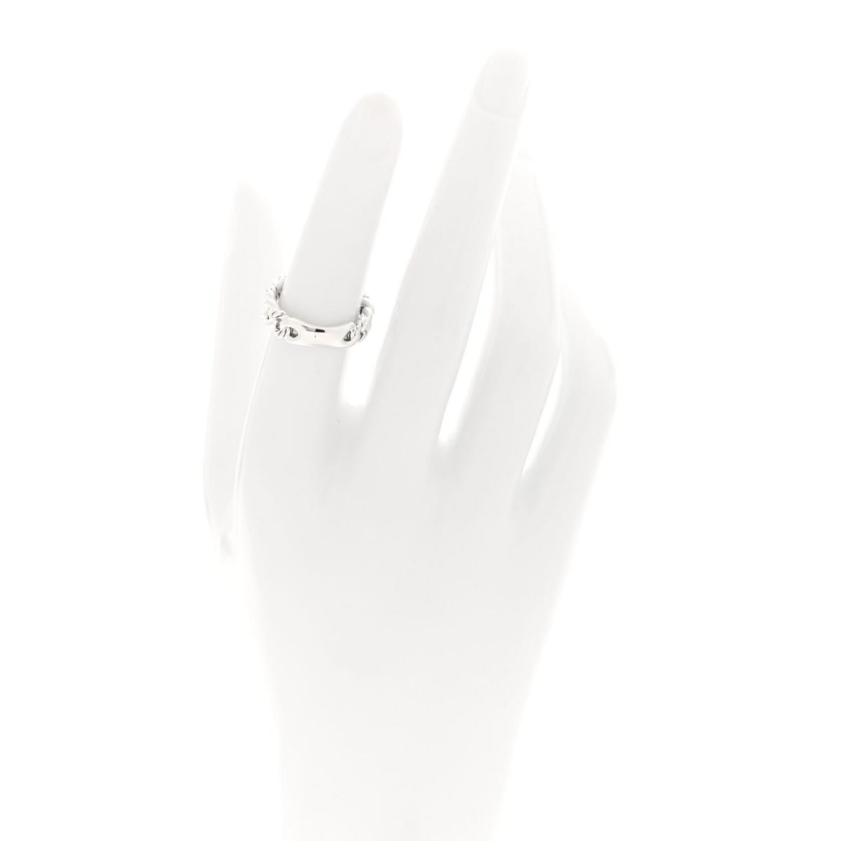 David Yurman Sterling Silver Narrow Belmont Curb Link Ring 50 5.25 -FINAL SALE NO RETURNS