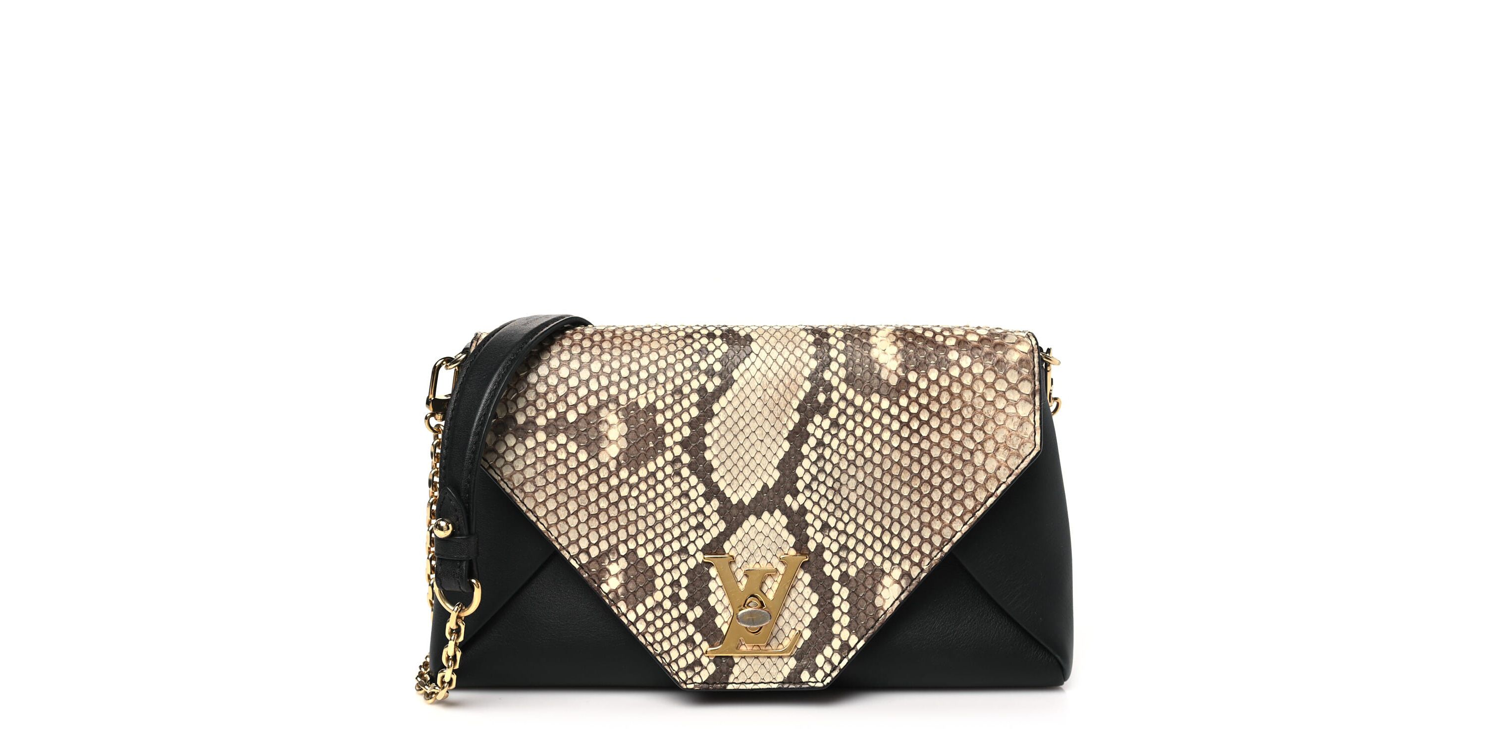 Louis Vuitton Snakeskin Calfskin Love Note Black -FINAL SALE NO RETURNS