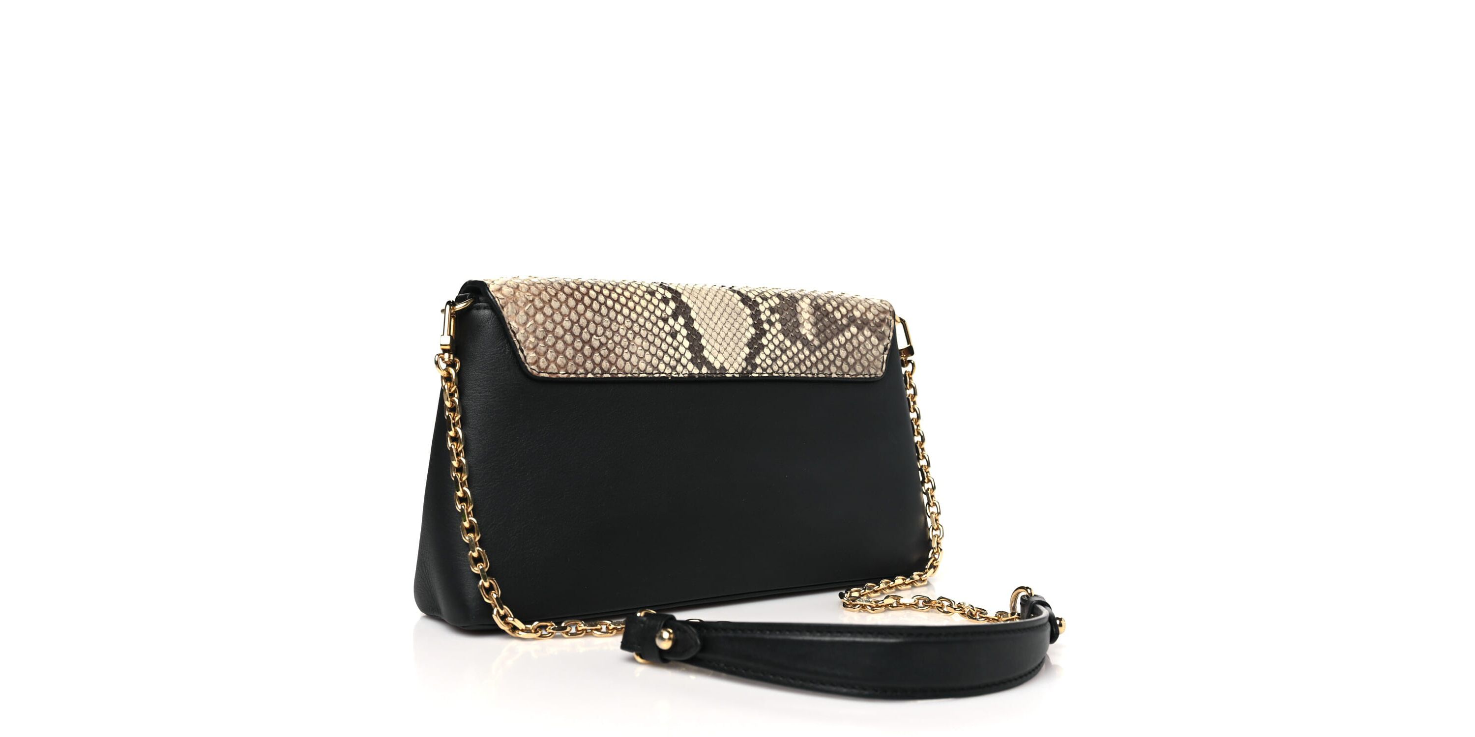 Louis Vuitton Snakeskin Calfskin Love Note Black -FINAL SALE NO RETURNS